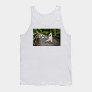 Happy Dog On The Trail 1 Tank Top